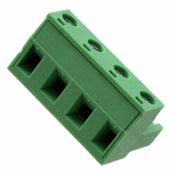 4 Position Terminal Block Plug, Female Sockets 0.300