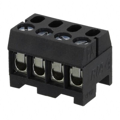 4 Position Terminal Block Plug for Unshrouded Header 0.138