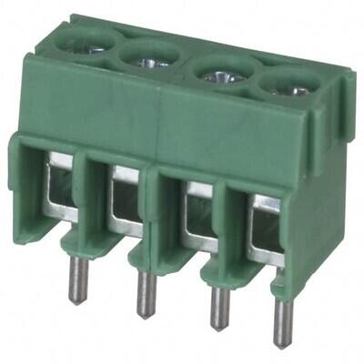 4 Position Wire to Board Terminal Block Horizontal with Board 0.138