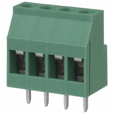 4 Position Wire to Board Terminal Block Horizontal with Board 0.197