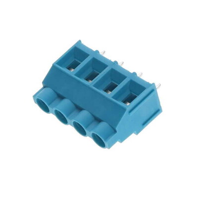 4 Position Wire to Board Terminal Block Horizontal with Board 0.300