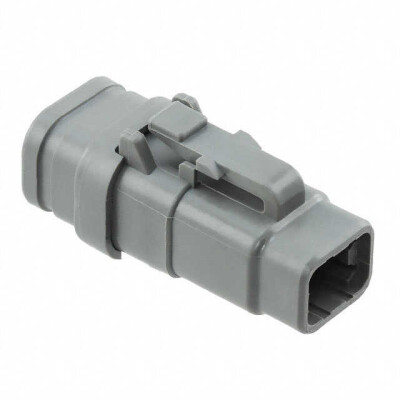 4 Rectangular Connectors - Housings Plug - 2
