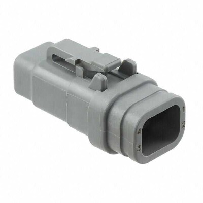 4 Rectangular Connectors - Housings Plug - 1