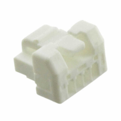 4 Rectangular Connectors - Housings Plug Natural 0.049