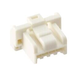 4 Rectangular Connectors - Housings Plug Beige 0.059