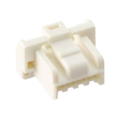 4 Rectangular Connectors - Housings Plug Beige 0.059