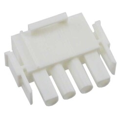 4 Rectangular Connectors - Housings Plug Natural - Molex