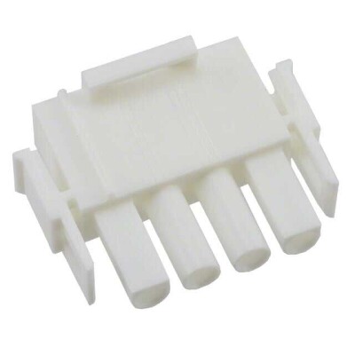 4 Rectangular Connectors - Housings Plug Natural - 1