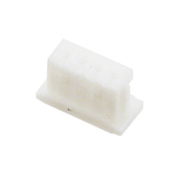 4 Rectangular Connectors - Housings Receptacle Natural 0.049