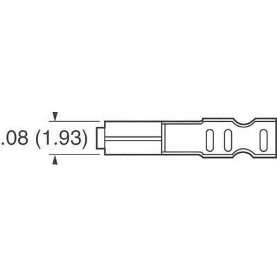 4 Rectangular Connectors - Housings Receptacle White 0.100