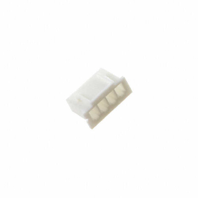 4 Rectangular Connectors - Housings Receptacle White 0.098