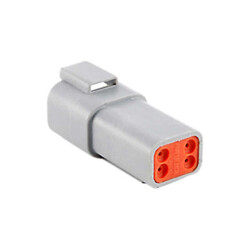 4 Rectangular Connectors - Housings Receptacle Gray - Amphenol Sine Systems Corp (1)