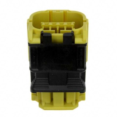 4 Rectangular Connectors - Housings Receptacle Black 0.098