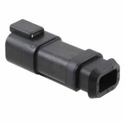 4 Rectangular Connectors - Housings Receptacle Black - TE Connectivity Deutsch Connectors