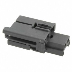 4 Rectangular Connectors - Housings Receptacle Gray - TE Connectivity AMP Connectors