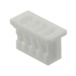 4 Rectangular Connectors - Housings Receptacle Natural 0.049
