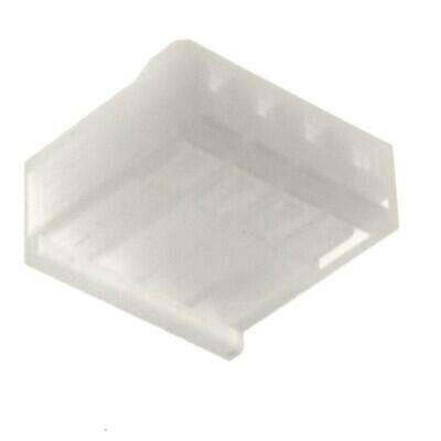 4 Rectangular Connectors - Housings Receptacle Natural 0.156