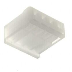 4 Rectangular Connectors - Housings Receptacle Natural 0.156