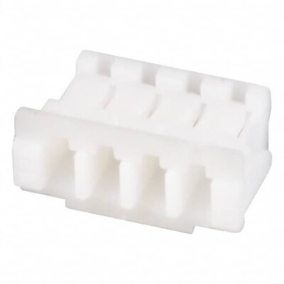 4 Rectangular Connectors - Housings Receptacle Natural 0.059