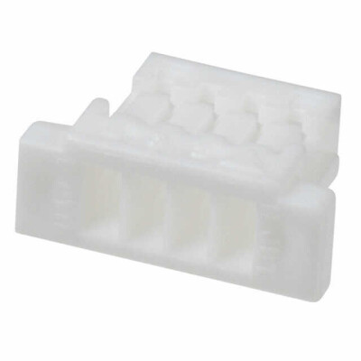 4 Rectangular Connectors - Housings Receptacle Natural 0.039