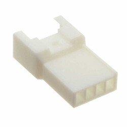 4 Rectangular Connectors - Housings Receptacle Natural 0.098