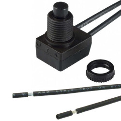 Pushbutton Switch SPST Standard Panel Mount, Rear - Judco Manufacturing Inc.
