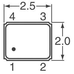 40 MHz XO (Standard) HCMOS Oscillator 3V Enable/Disable 4-SMD, No Lead - 2