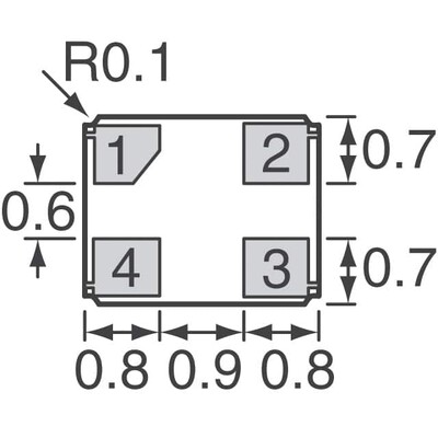 40 MHz XO (Standard) HCMOS Oscillator 3V Enable/Disable 4-SMD, No Lead - 4