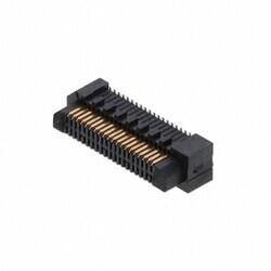 40 Position Connector Header, Center Strip Contacts Surface Mount Gold - Samtec Inc.