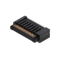 40 Position Connector Header, Center Strip Contacts Surface Mount Gold - Samtec Inc.