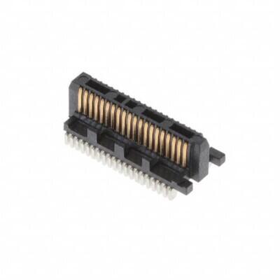 40 Position Connector Header, Center Strip Contacts Surface Mount Gold - 1