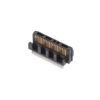40 Position Connector Header, Center Strip Contacts Surface Mount Gold - 1