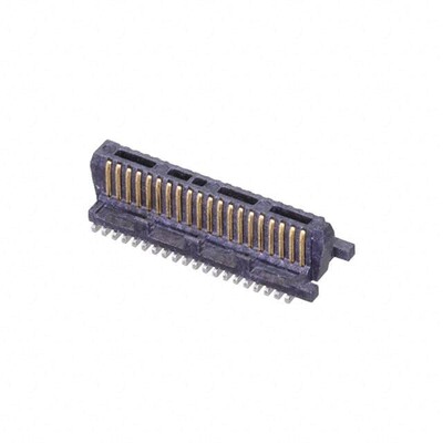 40 Position Connector Header, Center Strip Contacts Surface Mount Gold - 1