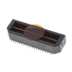 40 Position Connector Header, Outer Shroud Contacts Surface Mount Gold - Samtec Inc.