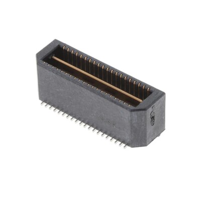 40 Position Connector Header, Outer Shroud Contacts Surface Mount Gold - 1