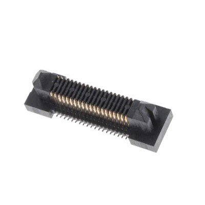40 Position Connector Header, Outer Shroud Contacts Surface Mount Gold - 1