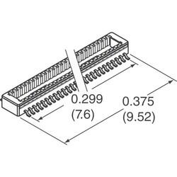 40 Position Connector Plug, Outer Shroud Contacts Surface Mount Gold - Hirose Electric Co Ltd (1)