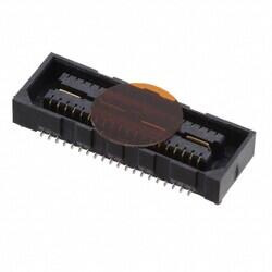 40 Position Connector Receptacle, Center Strip Contacts Surface Mount Gold - Samtec Inc.