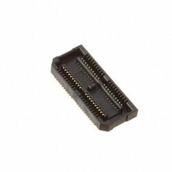 40 Position Connector Receptacle, Center Strip Contacts Surface Mount Gold - Samtec Inc.