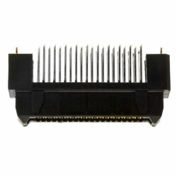 40 Position Connector Receptacle, Outer Shroud Contacts Through Hole Gold - JAE Electronics