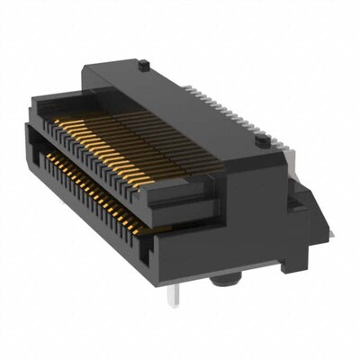 40 Position Connector Self Mating, Non-Gendered Surface Mount, Right Angle Gold - 1