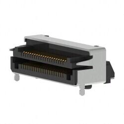 40 Position Connector Self Mating, Non-Gendered Surface Mount, Right Angle Gold - Samtec Inc.