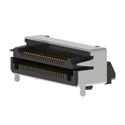 40 Position Connector Self Mating, Non-Gendered Surface Mount, Right Angle Gold - 1