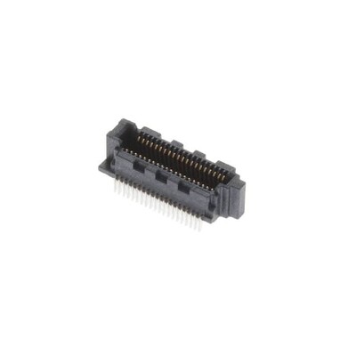 40 Position Connector Socket, Outer Shroud Contacts Surface Mount Gold - 1