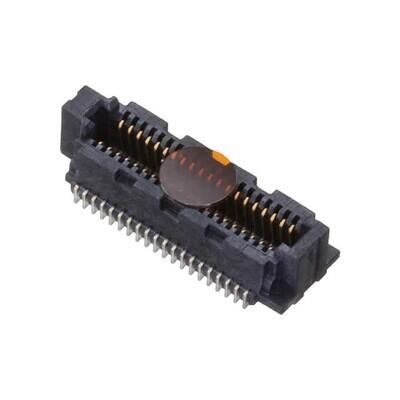 40 Position Connector Socket, Outer Shroud Contacts Surface Mount Gold - 1