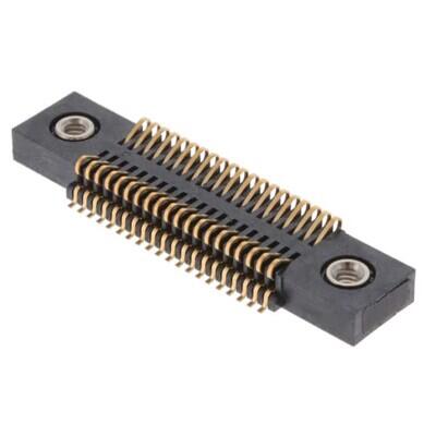 40 Position Connector Stacking Compression Surface Mount Gold - 1