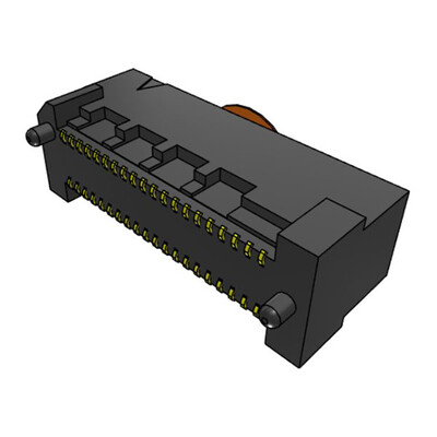 40 Position Female Connector Non Specified - Dual Edge Gold 0.031