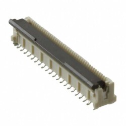 40 Position FFC, FPC Connector Contacts, Vertical - 1 Sided 0.020