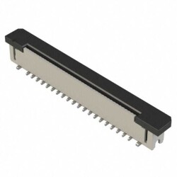 40 Position FFC, FPC Connector Contacts, Vertical - 1 Sided 0.020