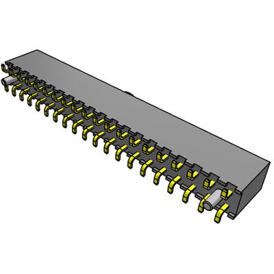 40 Position Receptacle Connector Surface Mount - 2